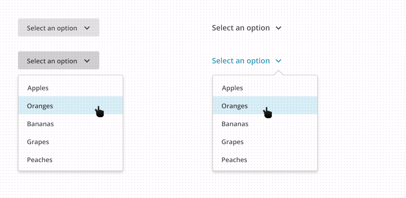 Mailchimp design system — baseline grid