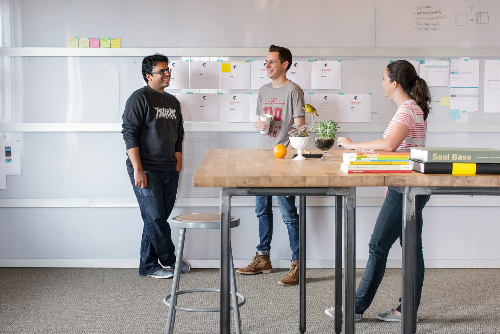 Mailchimp design team collaborating